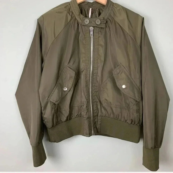 Free People Bomber Jacket Size S/P - Picture 6 of 8